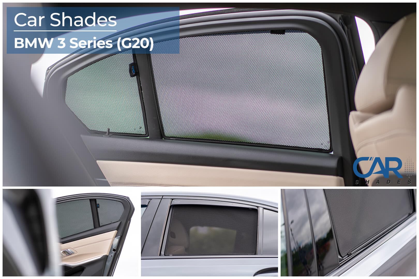 Car Shades Jeu de Pare-Soleil sur Mesure pour Voiture