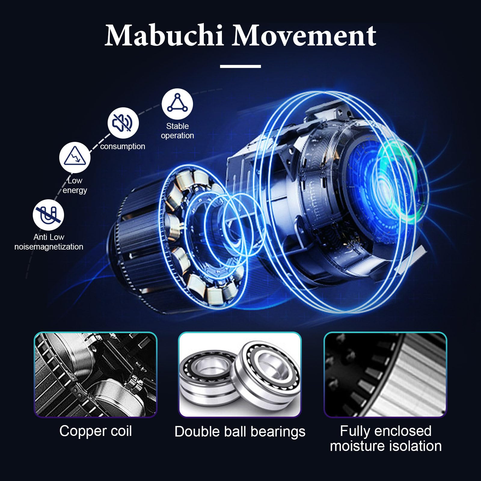 Uhrenbox Automatik Hochglanz Lackiert, Uhrenbeweger für Automatikuhren, 8+9 Uhren, LED Beleuchtung Blau, Geräuscharmer Motor, Luxus Uhrenvitrine Black
