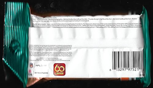 Miniatura 2 de 2021 Panini PLAYOFF Football Card FACTORY SEALED JUMBO Pack w40 Cards