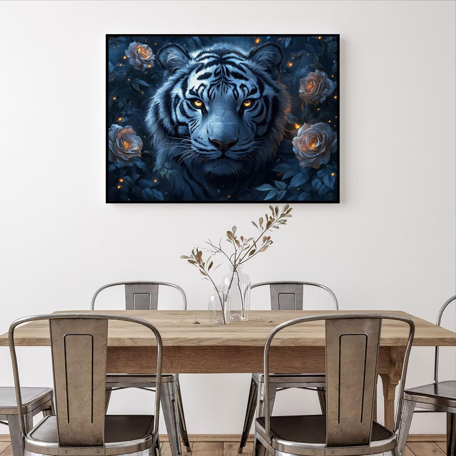 Puzzle 1500 sztuk zwierząt Trudne drewniane puzzle, n-402 | Niemożliwe wyzwanie, inteligentna gra zręcznościowa, gry logiczne dla całej rodziny, pomysł na prezent, kwiat