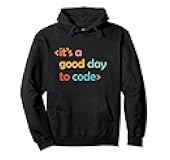 Retro It's a Good Day To Code Programming Coding Pullover Hoodie