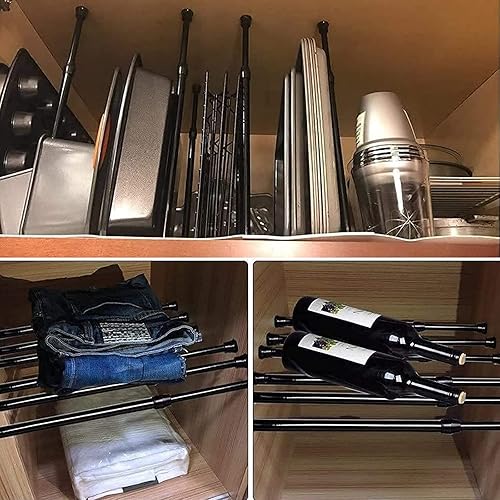 Miniatura 6 de 2 barras de seguridad para ventana, barra de puerta corredera ajustable de vidrio, barra de seguridad para puerta corrediza, barra de seguridad para