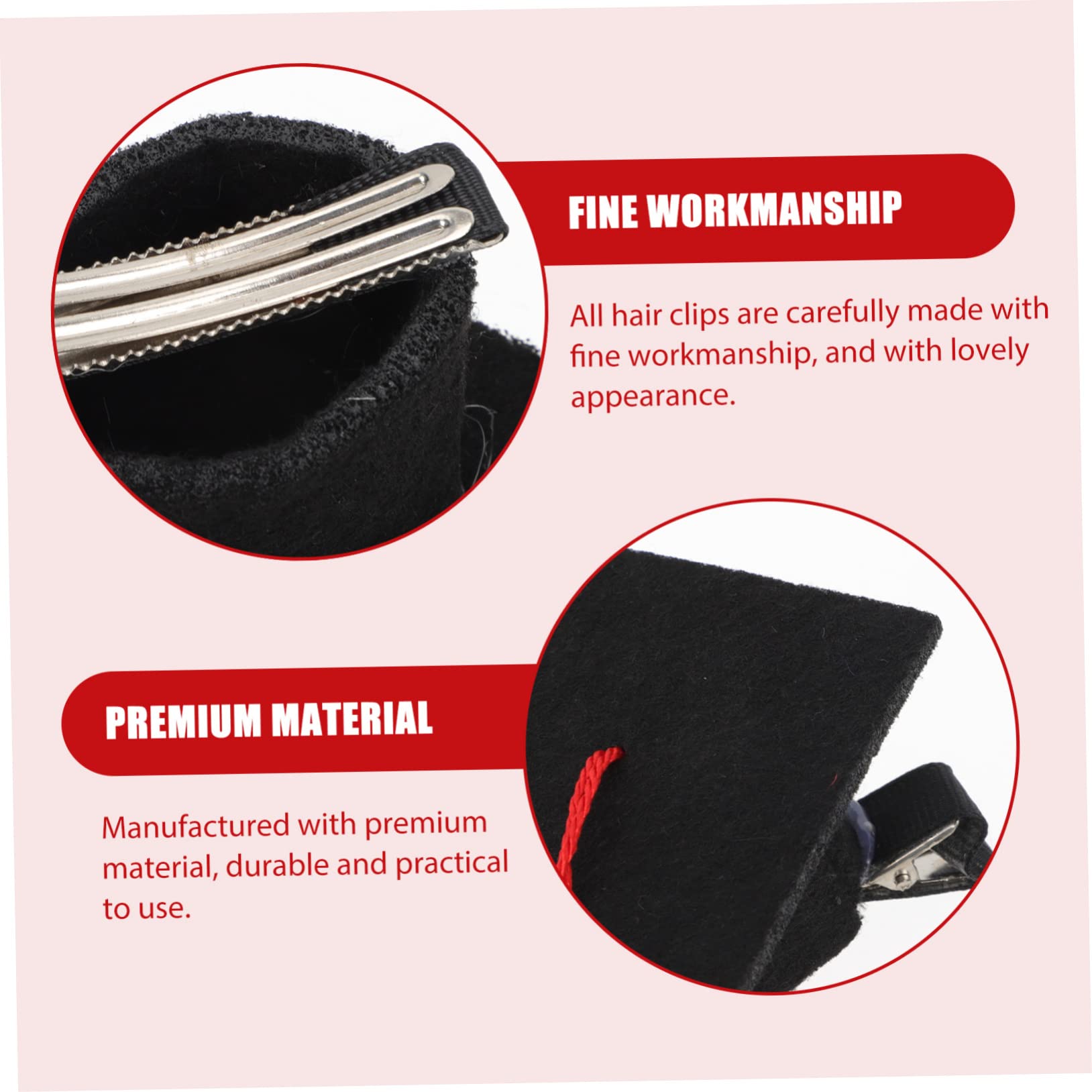 LABRIMP 8 Pezzi Fermagli per Decorativi Forma Cappello Laurea per Feste Laurea Accessori per Foto e Divertimento Sicuri e Fashion per Laureati e Amici