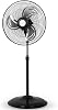 Ventilador de pedestal oscilante de alta velocidad BILT HARD 3900 CFM de 18 pulgadas, ventilador de pie metálico resistente de 3 velocidades con aspas de aluminio para uso comercial, residencial y garaje, eléctrico con cable UL 1