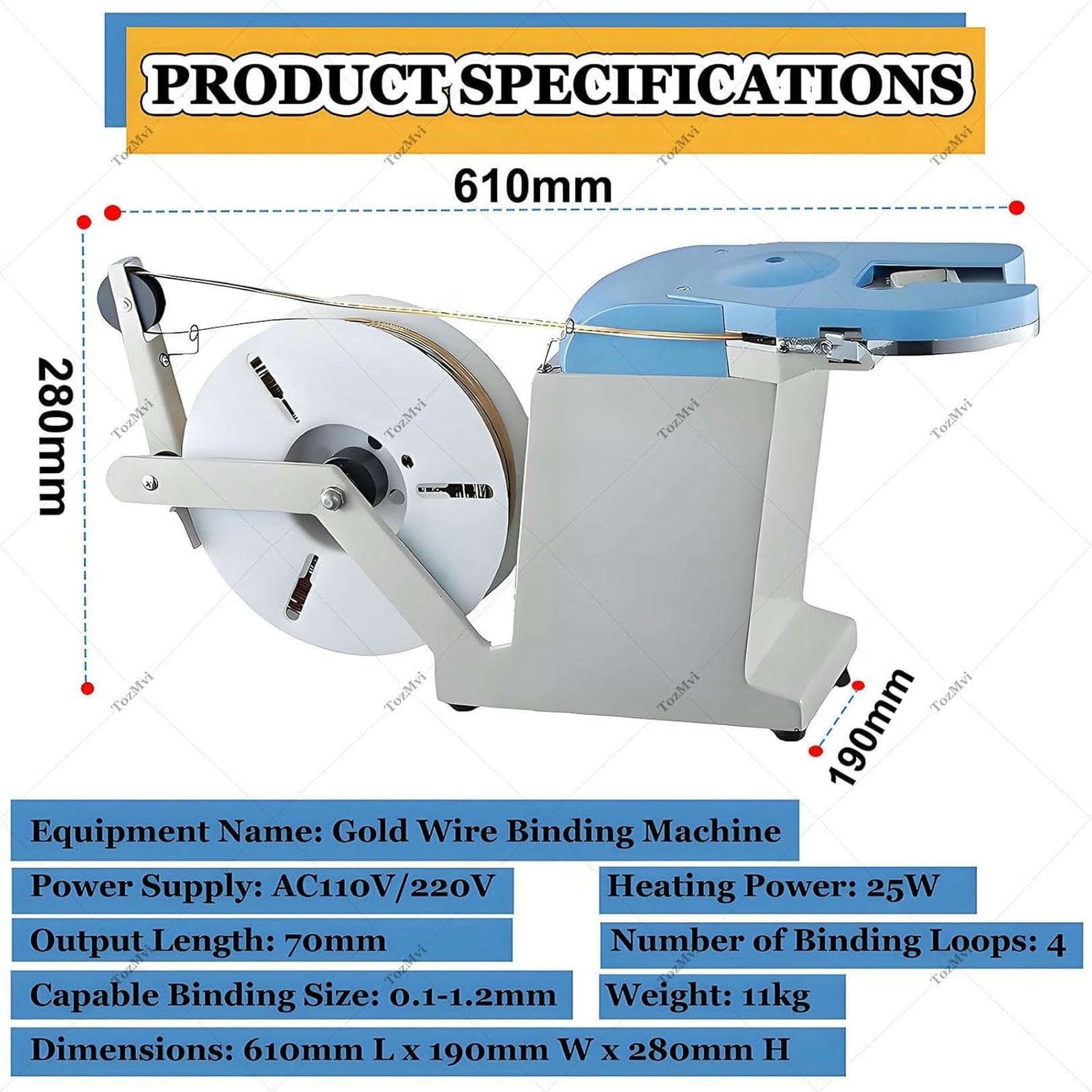 Sigillante elettrico per sacchetti per panetteria e caramelle, legatrice semiautomatica, per sigillare alimenti e rilegatura a filo, ideale per pane e snack