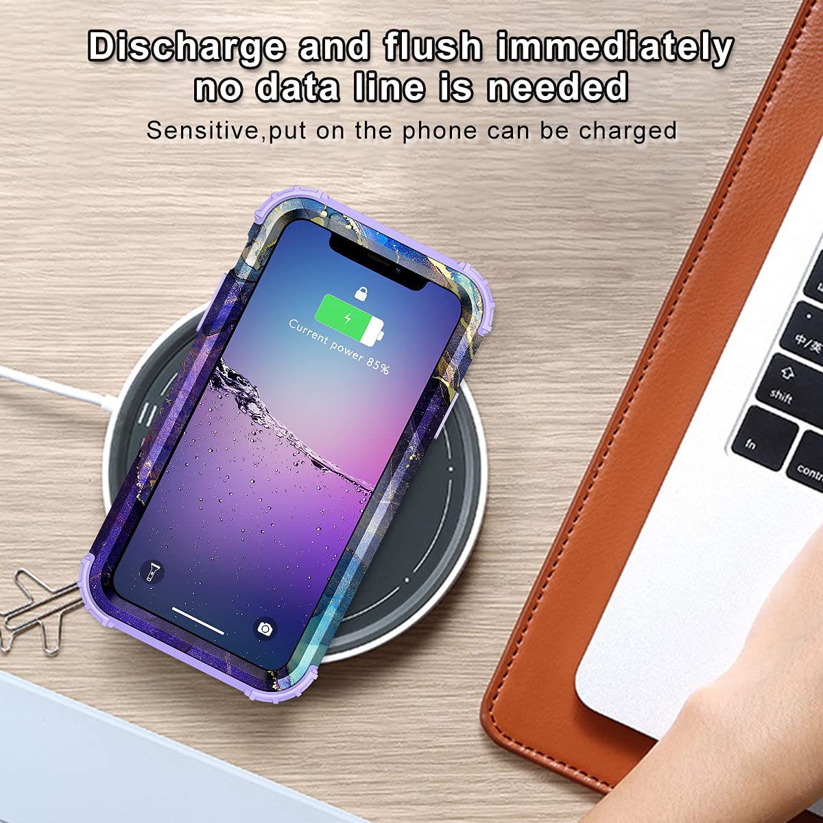 Rancase Funda para iPhone 11, Tres Capas de protección Resistente a los Golpes, Parachoques de plástico Duro + Funda Protectora de Goma de Silicona Suave para Apple iPhone 11 de 6.1 Pulgadas, Color