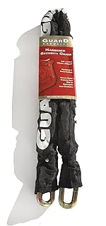 Guard Security 968 Heavy Duty Hardened Steel Square Link Bike Chain,Black,36 x 30 x 1.8 inches