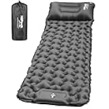 HiiPeak Sleeping Pad for Camping- Ultralight Inflatable Sleeping Mat with Built-in Foot Pump & Pillow, Upgraded Compact Camping Air Mattress for Camping, Backpacking, Hiking