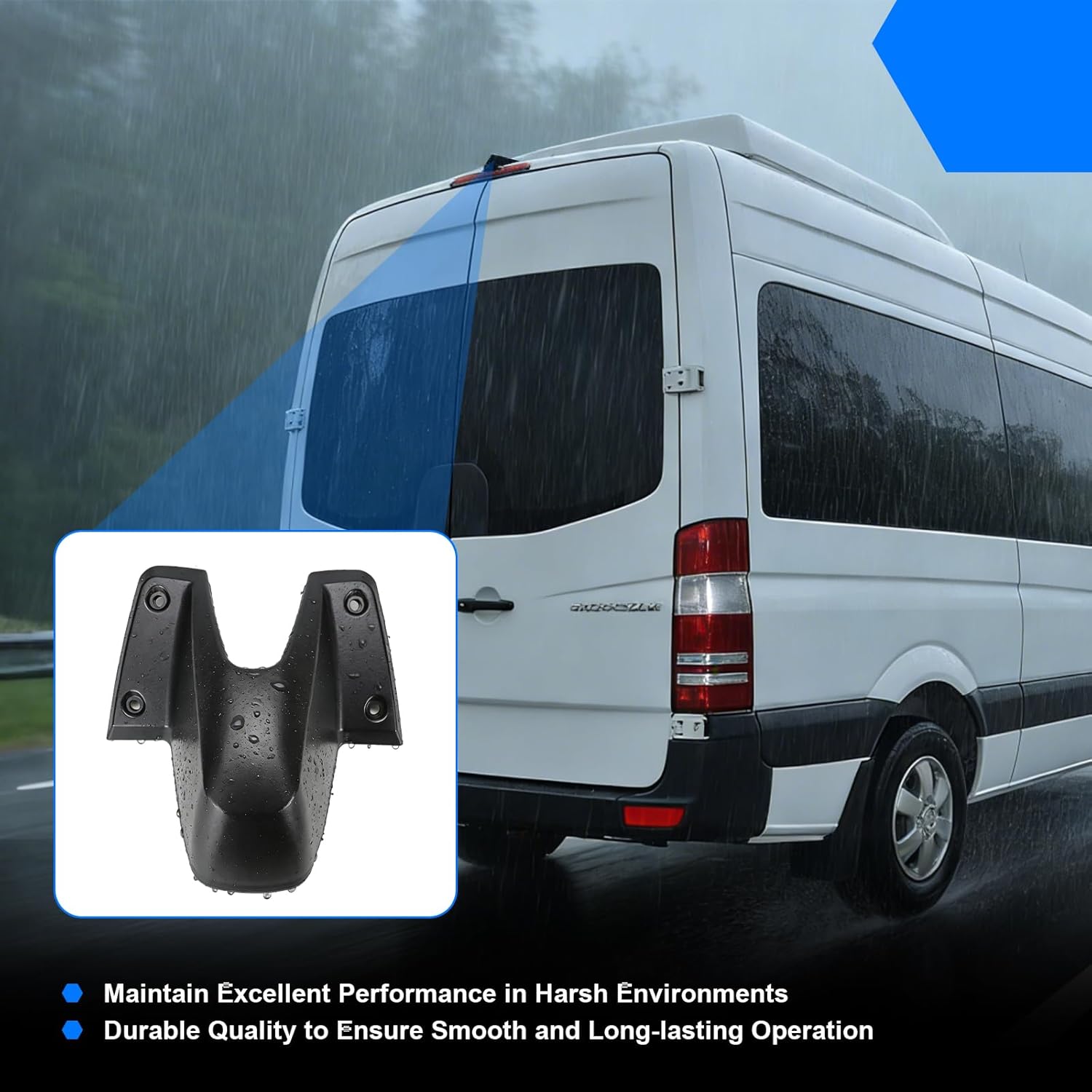 A907820120 Rear Camera Housing Frosted Texture Compatible with Mercedes Benz Sprinter 1500 2500 3500 Freightliner Sprinter Replace 90782049009051 90782040019051 A90782040019051 A9078204900
