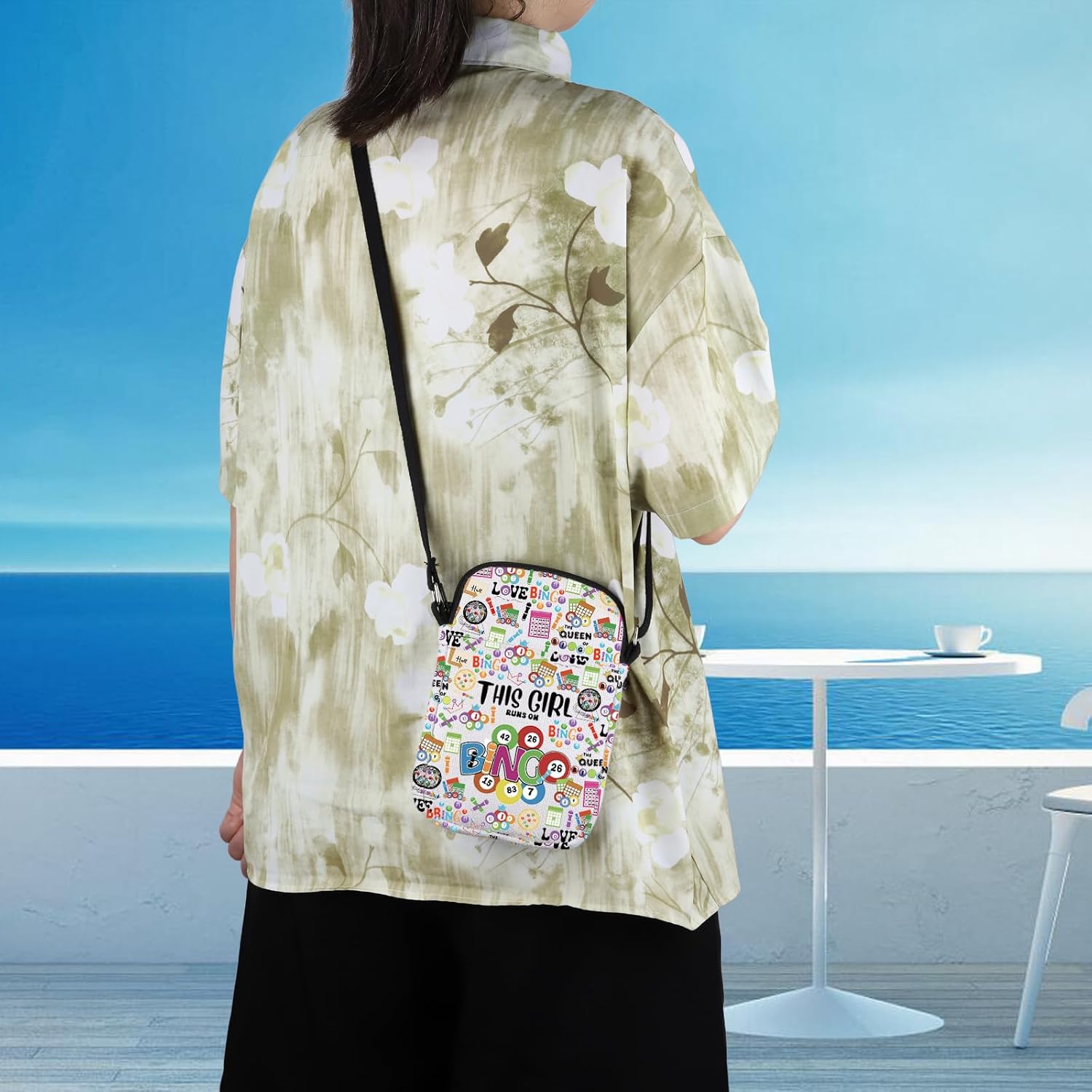 WCGXKO Funny Player Gift Messenger Bag Game Lover Zipper Crossbody Bag image 2