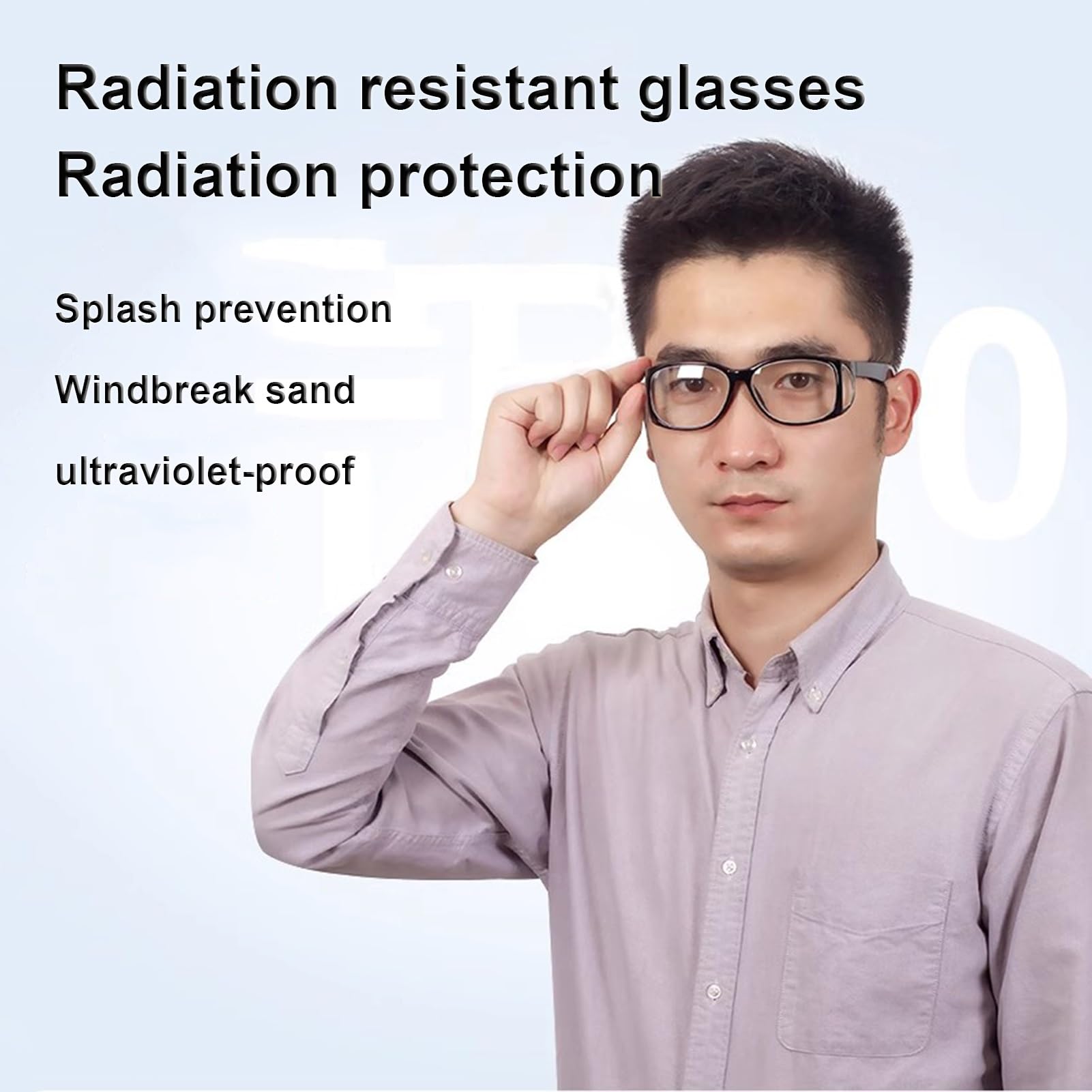 Delantal de Plomo Gafas Protectoras de Rayos X 0,75 MmPb Para Adultos Hospitales Radiógrafos