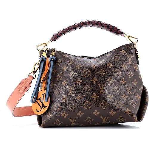 Louis Vuitton, Pre-Loved Braided Handle Beaubourg Hobo Monogram Canvas Mini, Brown