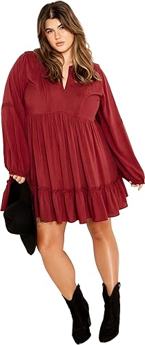 City Chic Plus Size Dress, Alinda Mini Dress