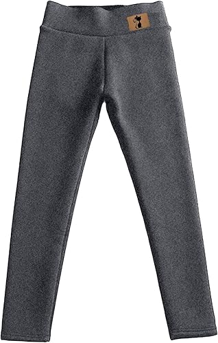 Miniatura 5 de oelaio 2023 Winter Sherpa Fleece Lined Leggings for Women Warm Thermal Pants Workout High Waist Butt Lift Leggings Yoga Pant Gray