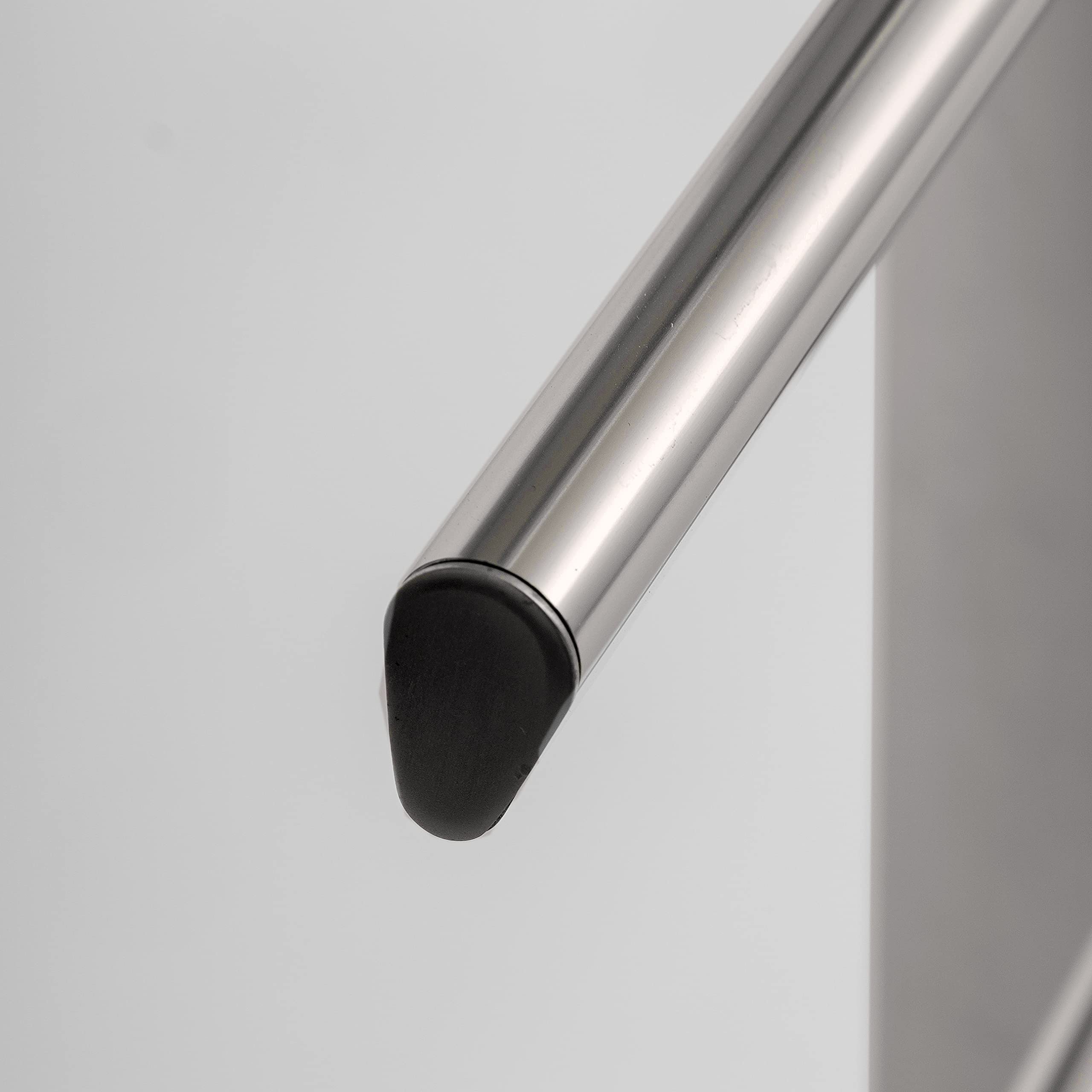 DOLLE Brüstungsgeländer Set aus Aluminium seitliche Montage Tropfenform 150 cm