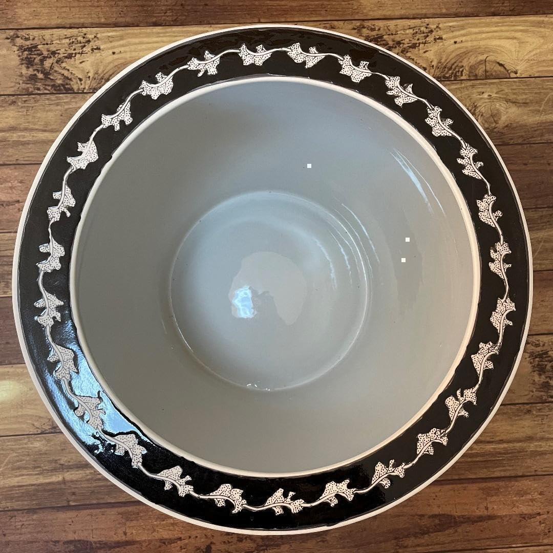 Amazon｜睡蓮鉢 アジアンテイスト 大型 水鉢 火鉢 メダカ鉢 美術