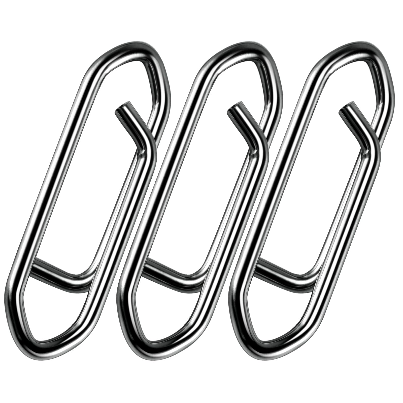 Fishing Power Clips - 50 Pack Stainless Steel -1