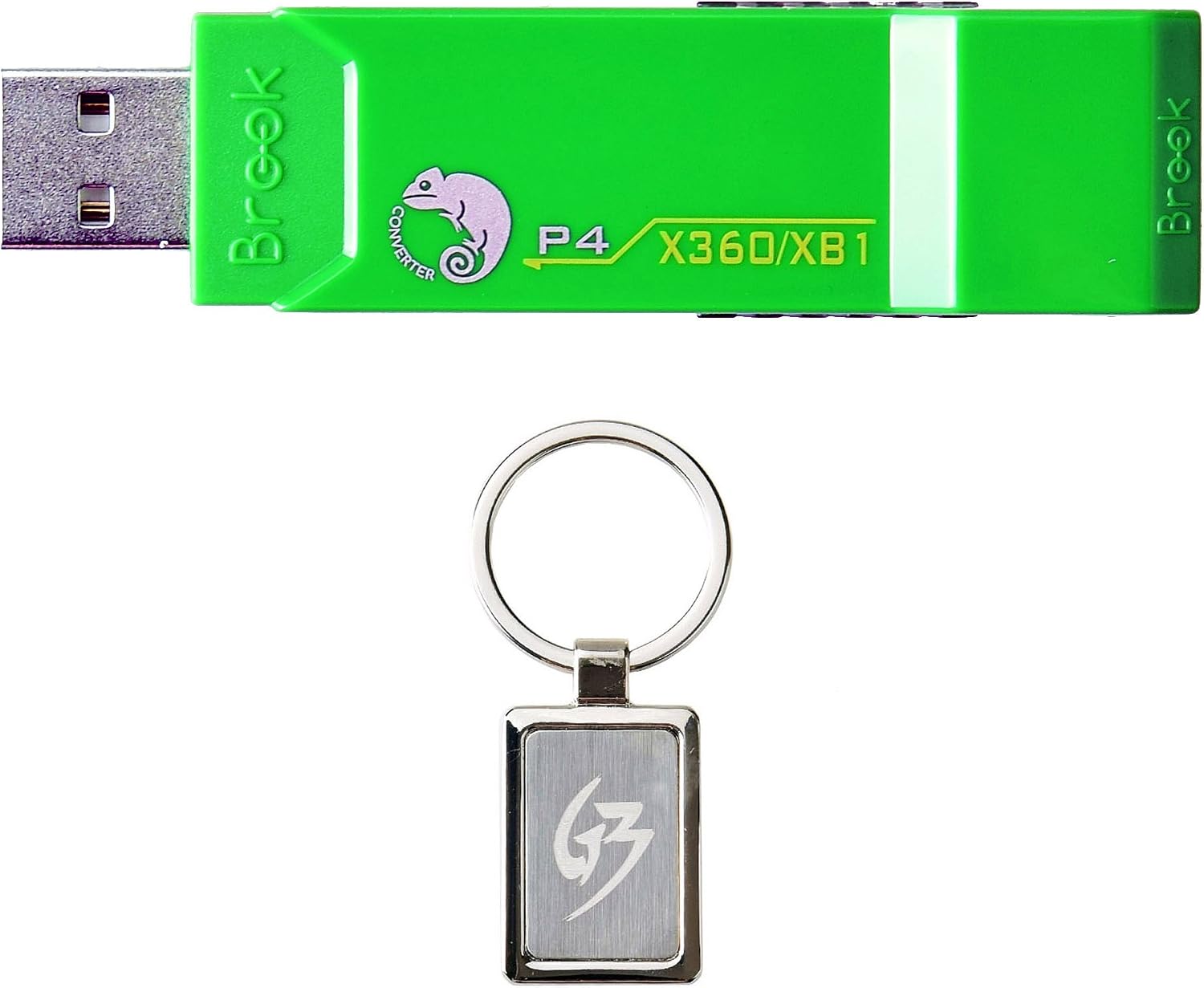 Gam3Gear Brook XBox 360 / Xbox ONE to PS4 Super Converter Controller Gaming Adapter with FREE Keychain