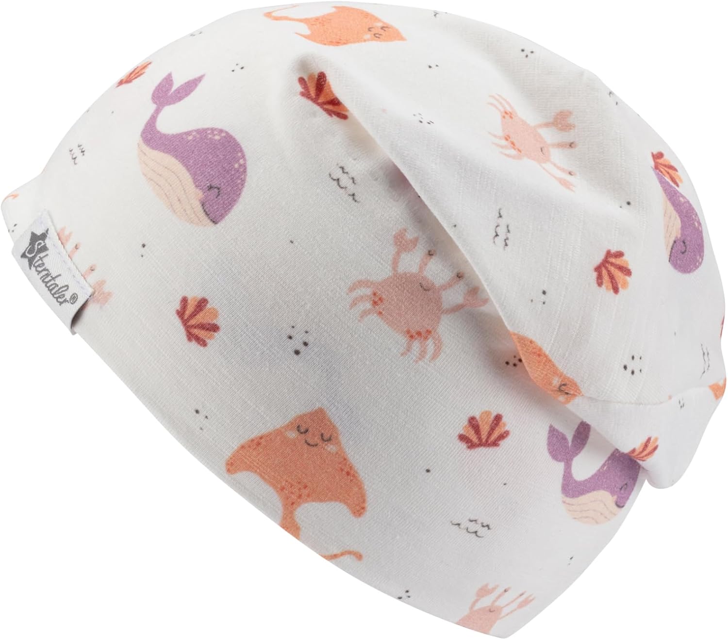 Sterntaler Girl's Beanie Bedruckt mit Meerestiere Hat