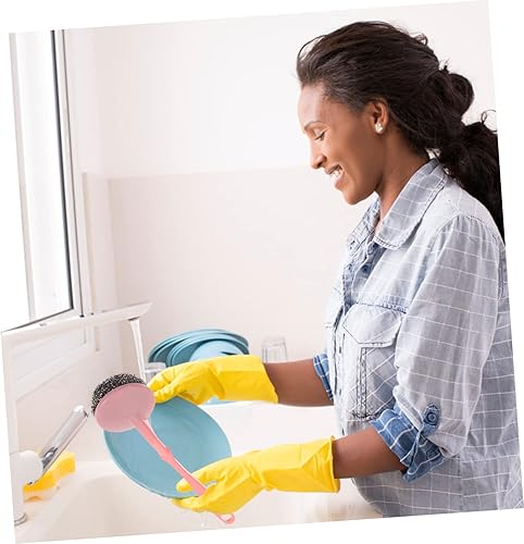 Miniatura 8 de LIFKOME 1 juego de cepillo limpiador de tina, cepillo de limpieza para fregadero, cepillo de limpieza de barbacoa, limpiador de platos, limpieza de