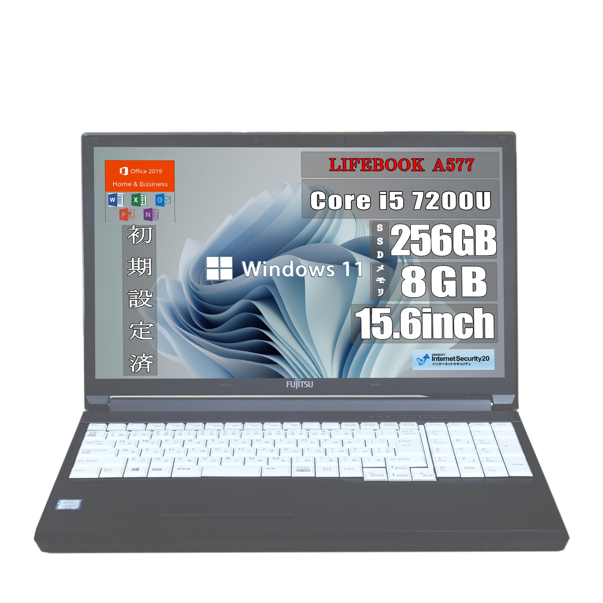 【整備済み】富士通 15.6インチ ノートパソコン A577 Win11 Pro Amazon.co.jp: 【整備済み品】 富士通 ノートPC A577／15.6型 ／Win 11