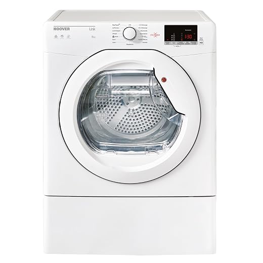 Hoover GHL C8DE-84 Kondenstrockner / 8 kg / AquaVision-Kondenswasserbehälter/Smarte Bedienung mit NFC-Technologie