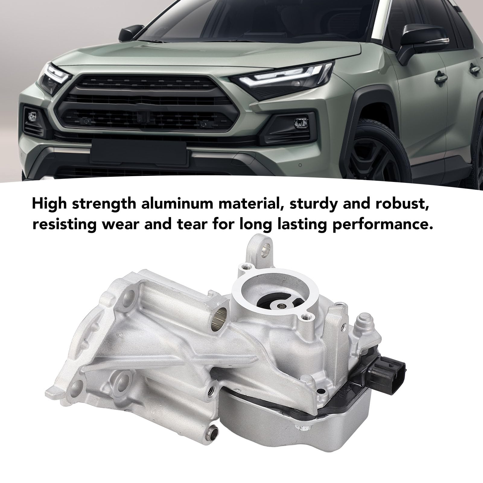 KUIDAMOS Ulepszone Chłodzenie Pompy Wodnej Silnika do Highlander Sienna Venza, Aluminiowa Elektryczna Pompa Wodna Płynu Chłodzącego do Długich Napędów, Numer OE 16032-25010, Dotyczy Modeli z Lat