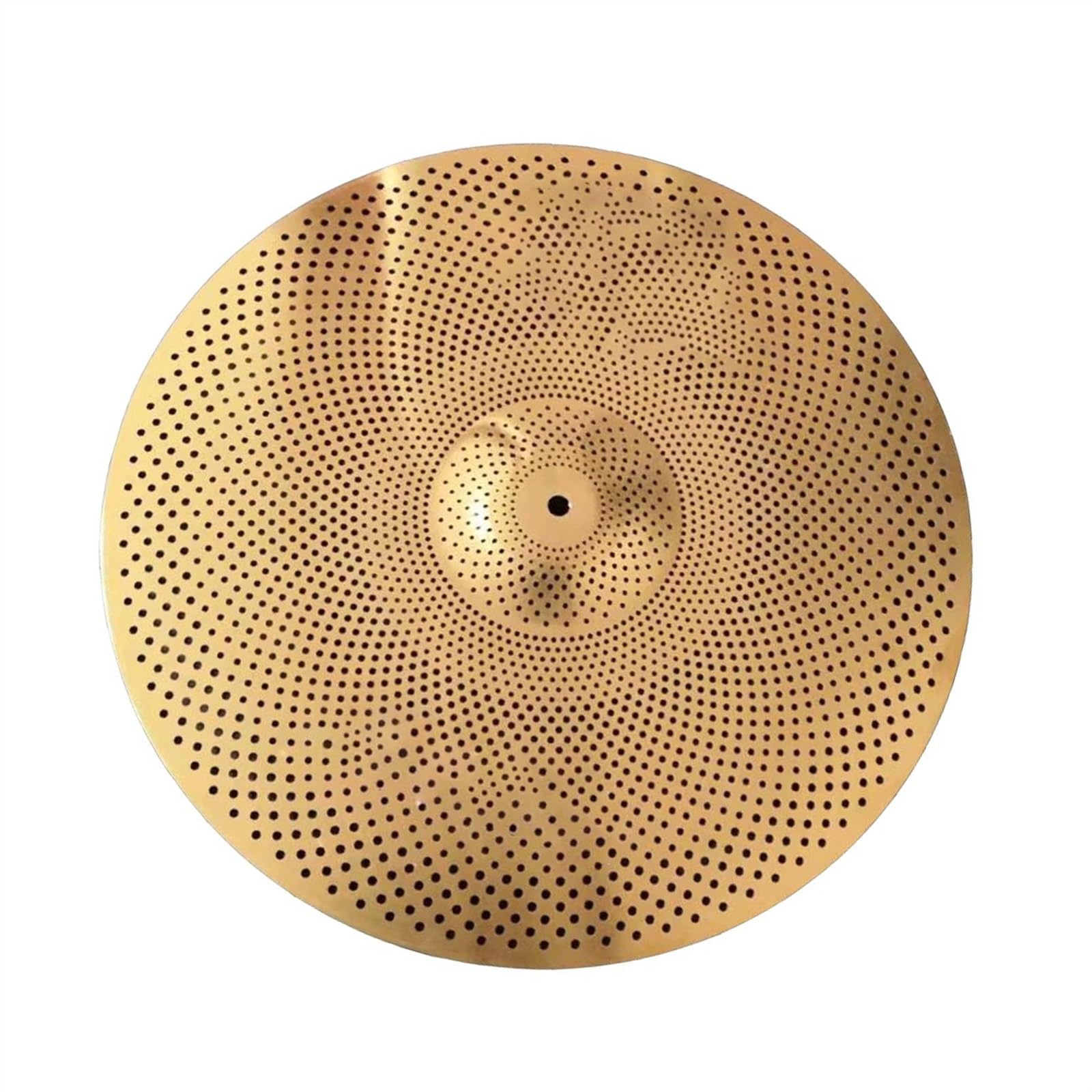 16" Crash Low Volume Cymbals Quiet Cymbals Jazz Drum Set Part for Performance Percussion Instrument Accessoires pour Instruments à Percussion (Color : Gold)