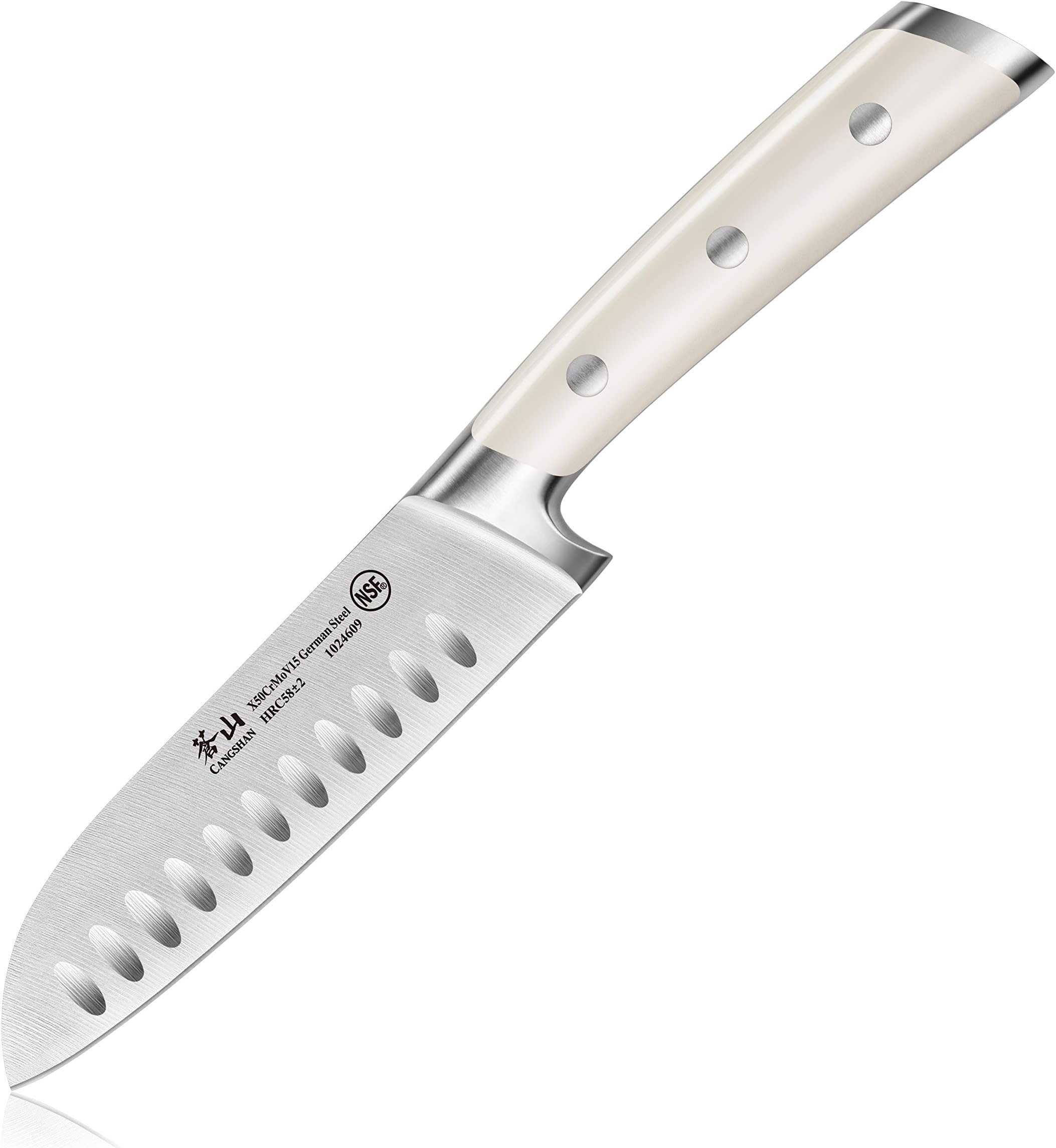Cangshan S1 Series 60454 German Steel Forged 5-Inch Santoku Knife