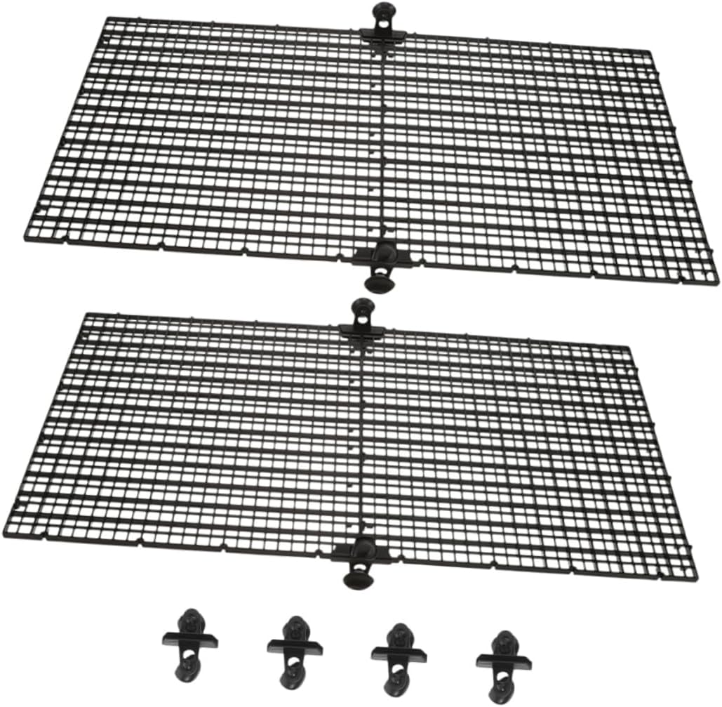 ibasenice 4sets Plastic Aquarium Divider Fish Tank Grid for Filtration Bottom Includes Clips for Aquascaping Pet Enclosures