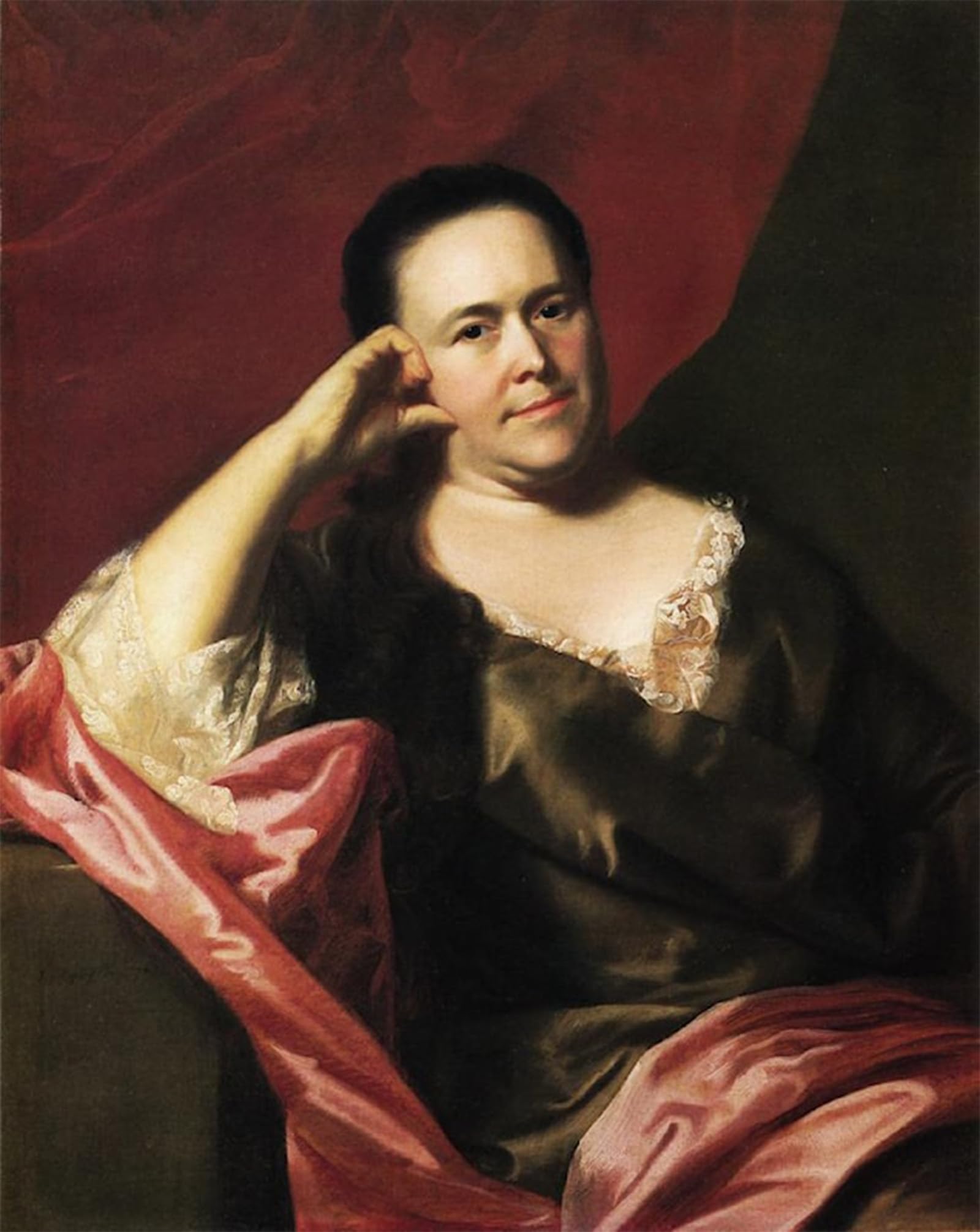 POSTERIIk Vintage Classic Picture Landscape Artwork Mrs.John Scoally by John Singleton Copley Portrait Canvas Painting for Office Home Decor 60x90cm