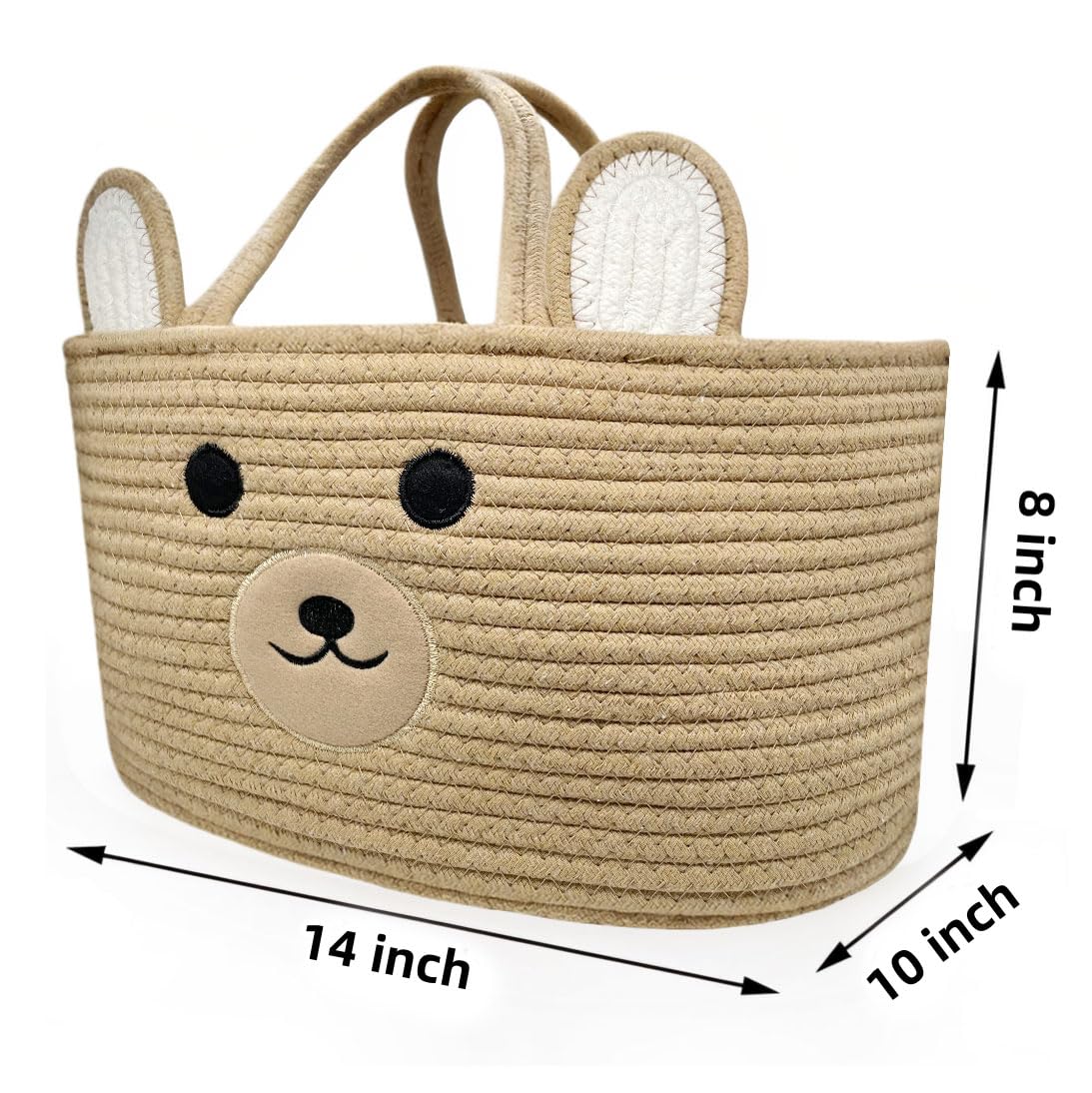 Animal Basket, Baby Gift Baskets Shower Baskets, Baby Diaper Caddy Organizer, Laundry Basket, Nursery Storage Bin Hamper 14