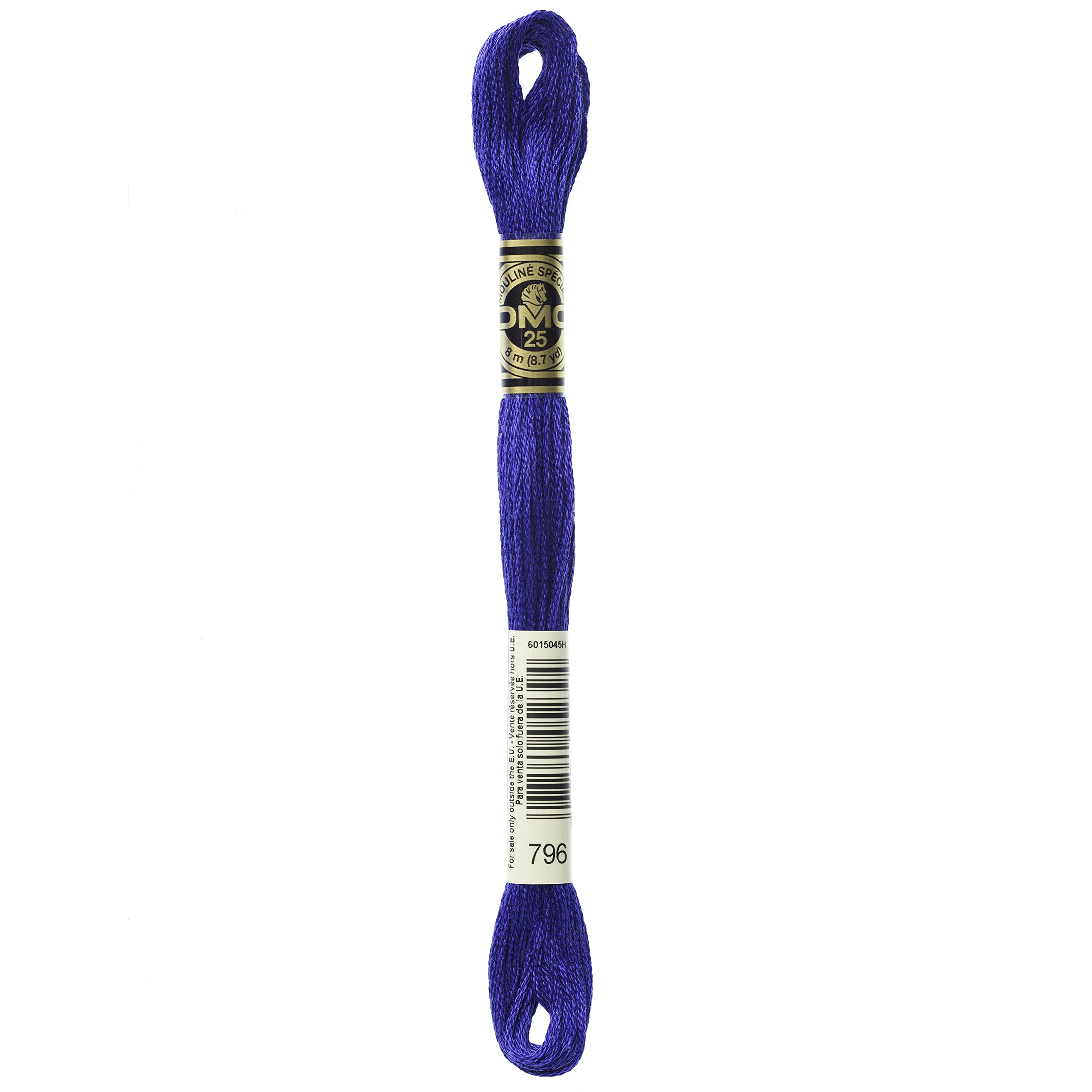 Paquete de 12 DMC 6 hilos bordado algodón 8.7yd-azul real oscuro -117-796