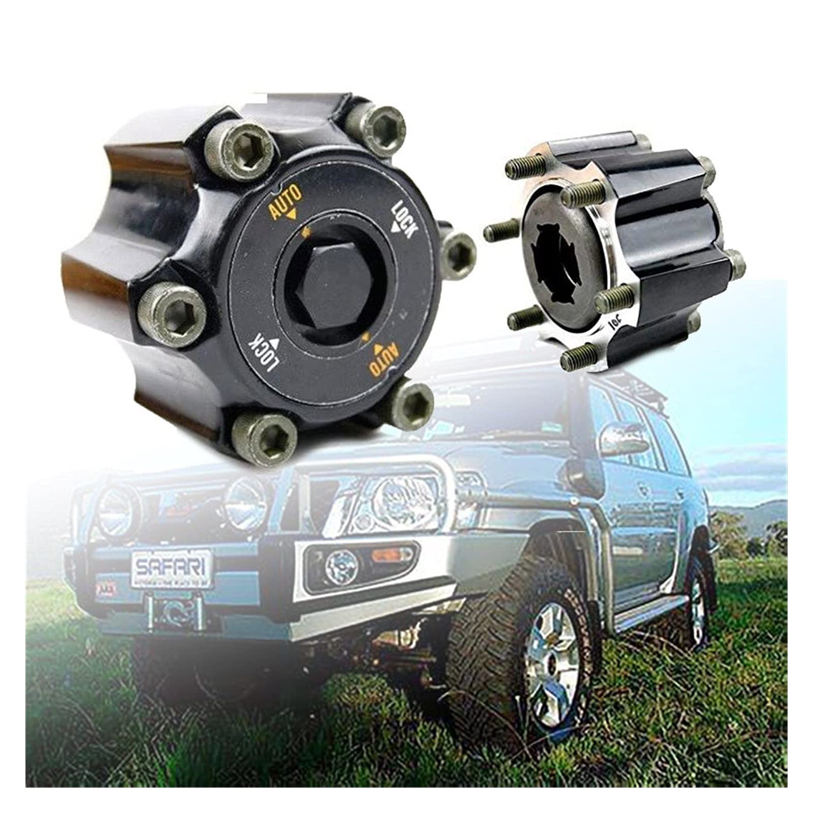 2 szt. Darmowe piasty blokujące koła, dla NISSAN, Safari GU Y61 automatyczne B017 40250-VB200 40250VB200