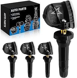 SZKAIDAG TPMS Sensor 13598771 for:-Chevy Tahoe Fit for:-Buick for:-Cadillac for:-GMC for:-Hummer for:-Pontiac for:-Saturn 315MHz Programmed Tire Pressure Monitoring System Sensor (4Pcs)