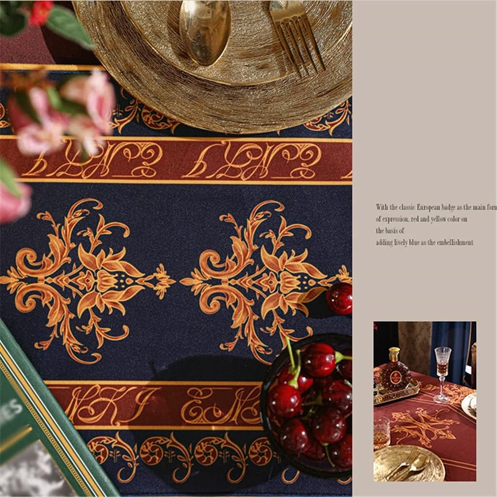 Table Runner European Long Tablecloth Retro Chest of Drawers Sideboard Decoration Cloth(30 * 240cm)