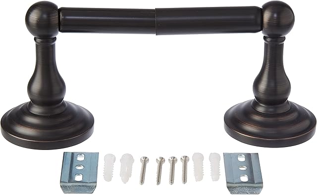 Amazon Basics Traditional Standard Toilet Paper Holder - Oil Rubbed Bronze
