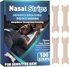 Nasal Strips for Snoring, 100 PCS Effective Nasal Strips for Snoring to Help Stop Snoring and Nasal Congestion Relief, Nasal Strips Enhance and Improve Nasal Breathing