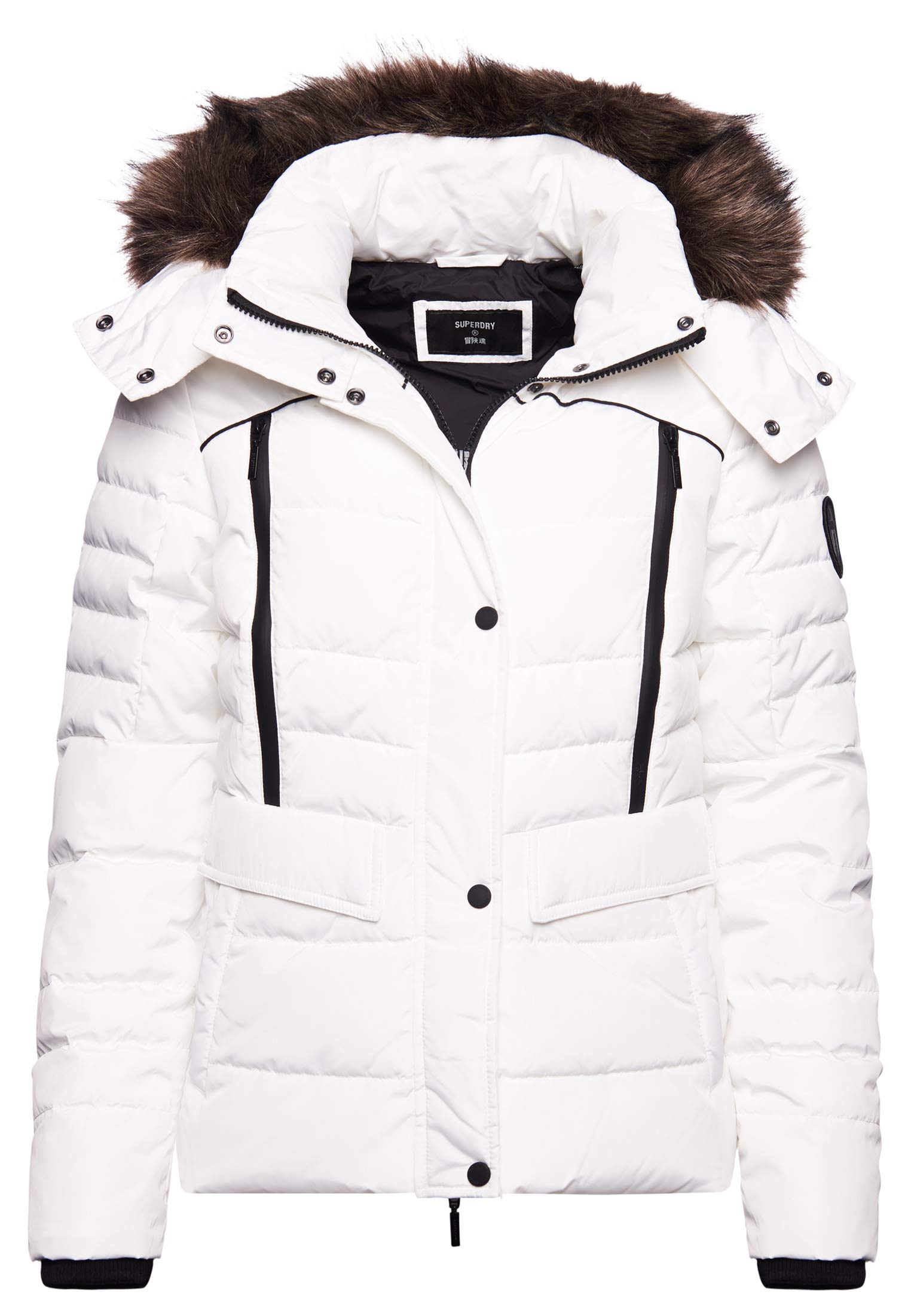 Superdry Mujer Chaqueta Acolchada Glacier Blanco 38