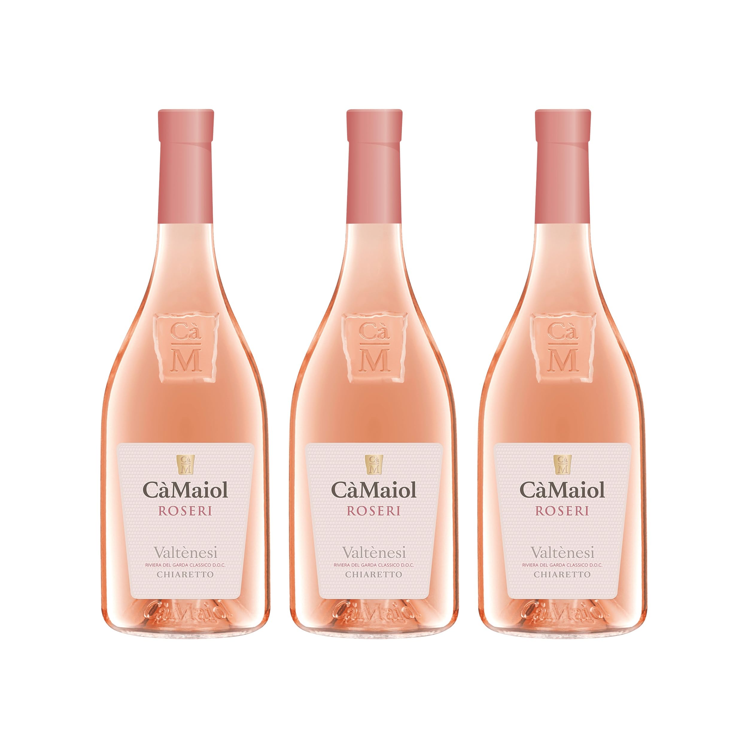 Cà Maiol Roseri Chiaretto Riviera del Garda Classico Valtenesi DOP Magnum trocken Roséwein Italien inkl. Feinwert E-book (3 x 1.5 l)