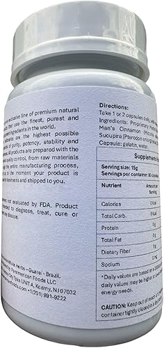 Miniatura 7 de Status Verde Canela de Velho + Sucupira 500 mg (60 cápsulas) Vitaminas a base de plantas