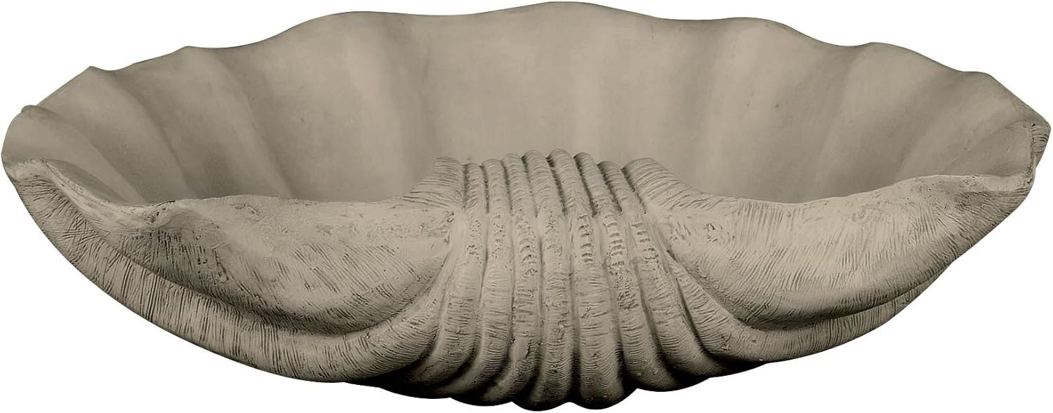 Limited Stock Kenroy Home 60063 Scallop Shell Bowl Garden Ornament 🔥 Flash Sale Kenroy Home 60063 Scallop Shell Bowl Garden Ornament