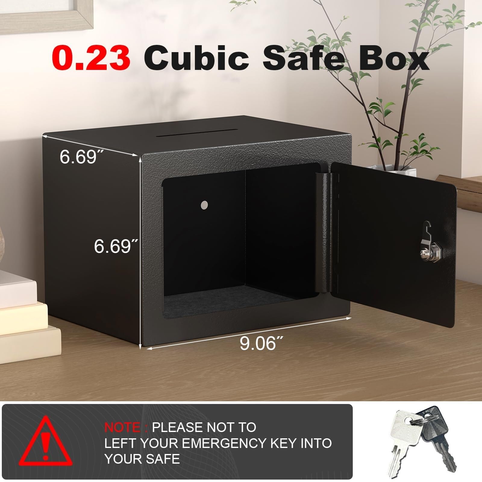 coffre Petit coffre-fort portable avec serrure, coffres-forts compacts | Bijoux et objets de valeur for factures Cartes Bureau de voyage à domicile