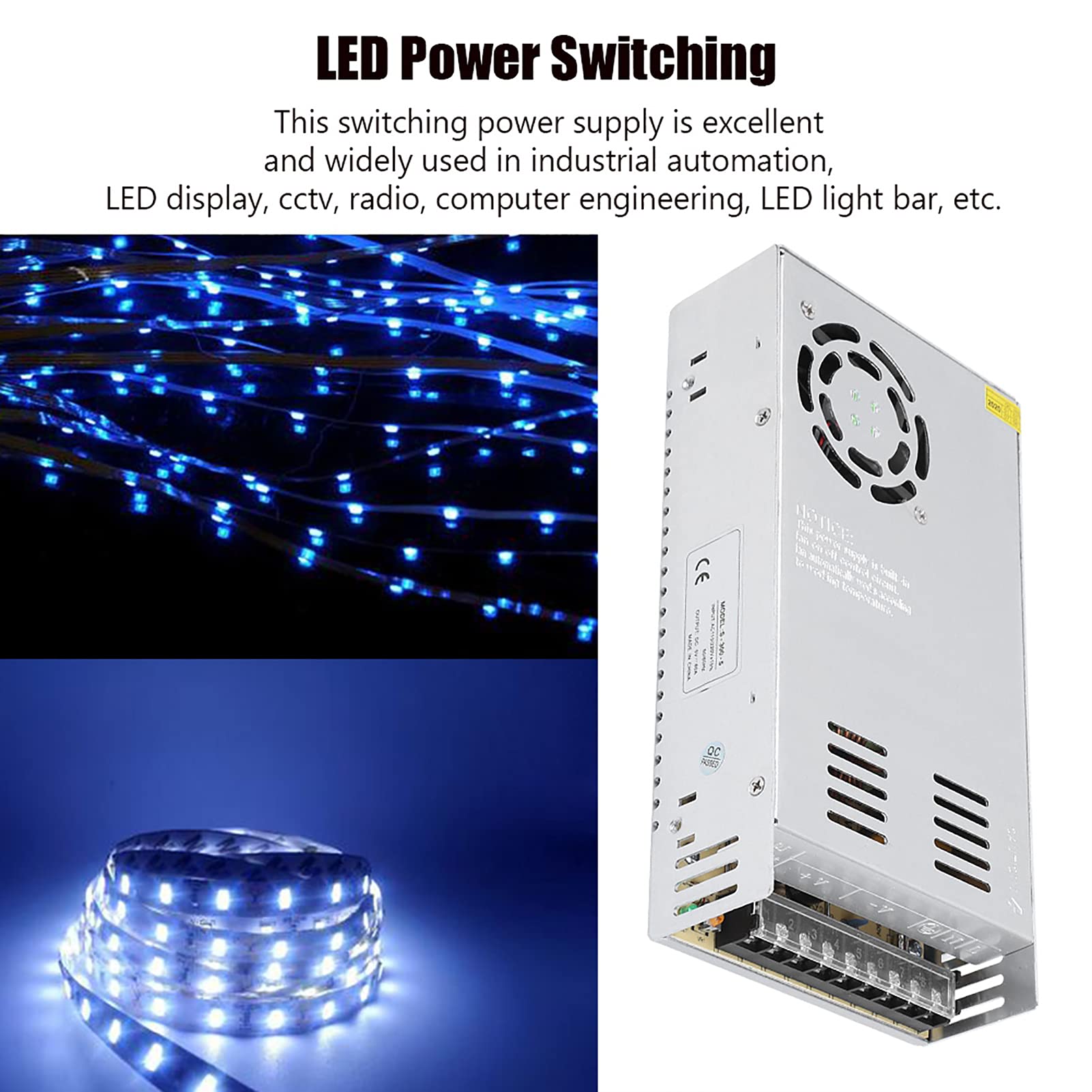 Schaltnetzteil, Antriebsadapter, LED-Ausrüstung, geregelter Transformator für CCTV, DC 5 V (S255 5 V, 5 A, 25 W), AC 100–240 V – zuverlässige Stromversorgungslösung