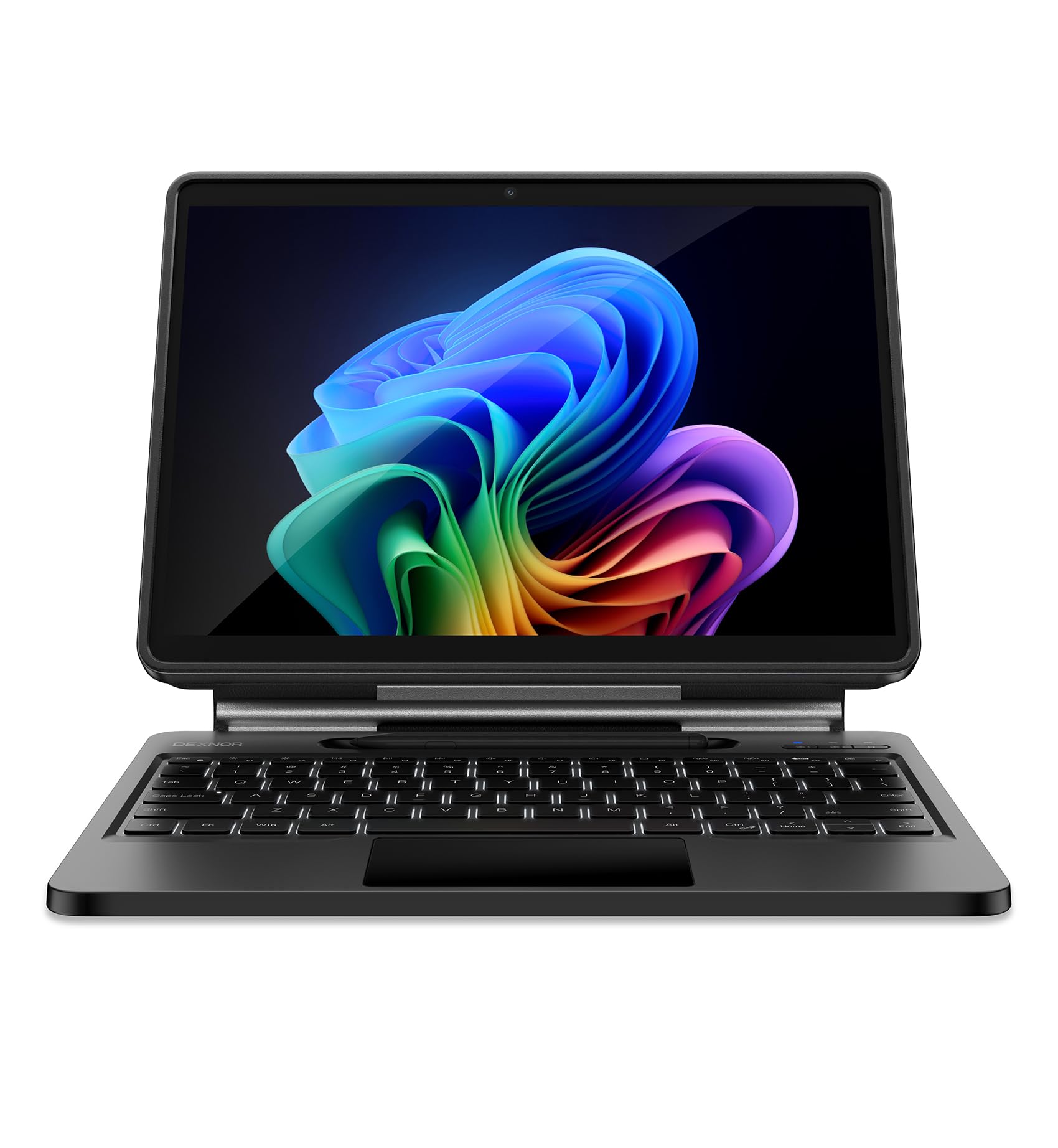 for Microsoft Surface Pro 11/10/9 Case with Keyboard Magic-Style Keyboard Case with Detachable Magnetic Case & Floating Cantilever Stand & Multi-Touch Trackpad & Backlit & Stylus Holder