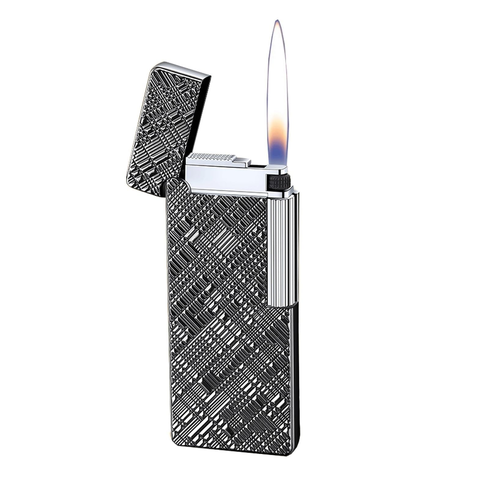 Encendedores de butano ultradelgados portátiles para noches a la luz de las velas y camping