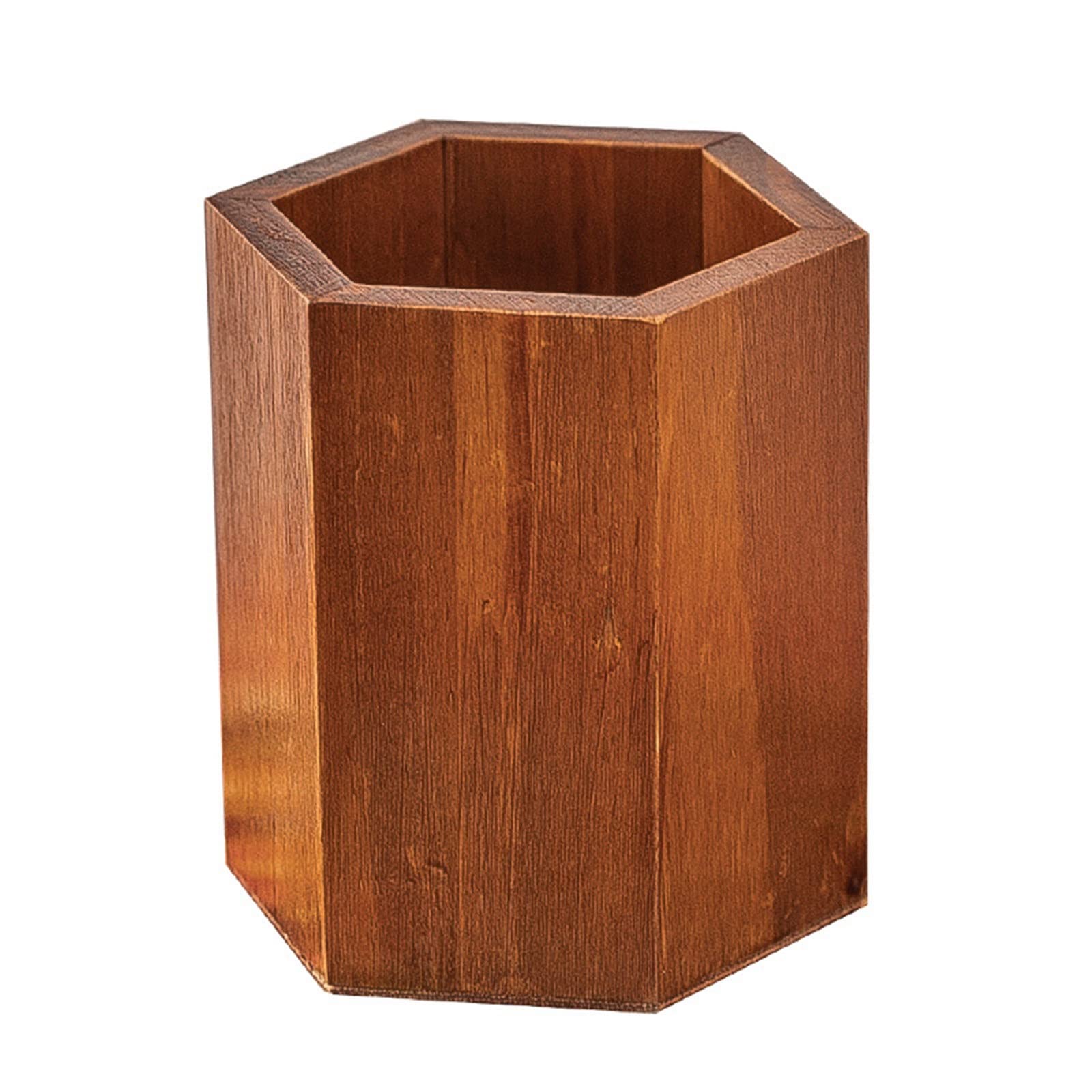 Portalápices de Madera para Escritorio, portalápices Multifuncional para Oficina, Escuela, hogar (A 10,7 x 10 cm)