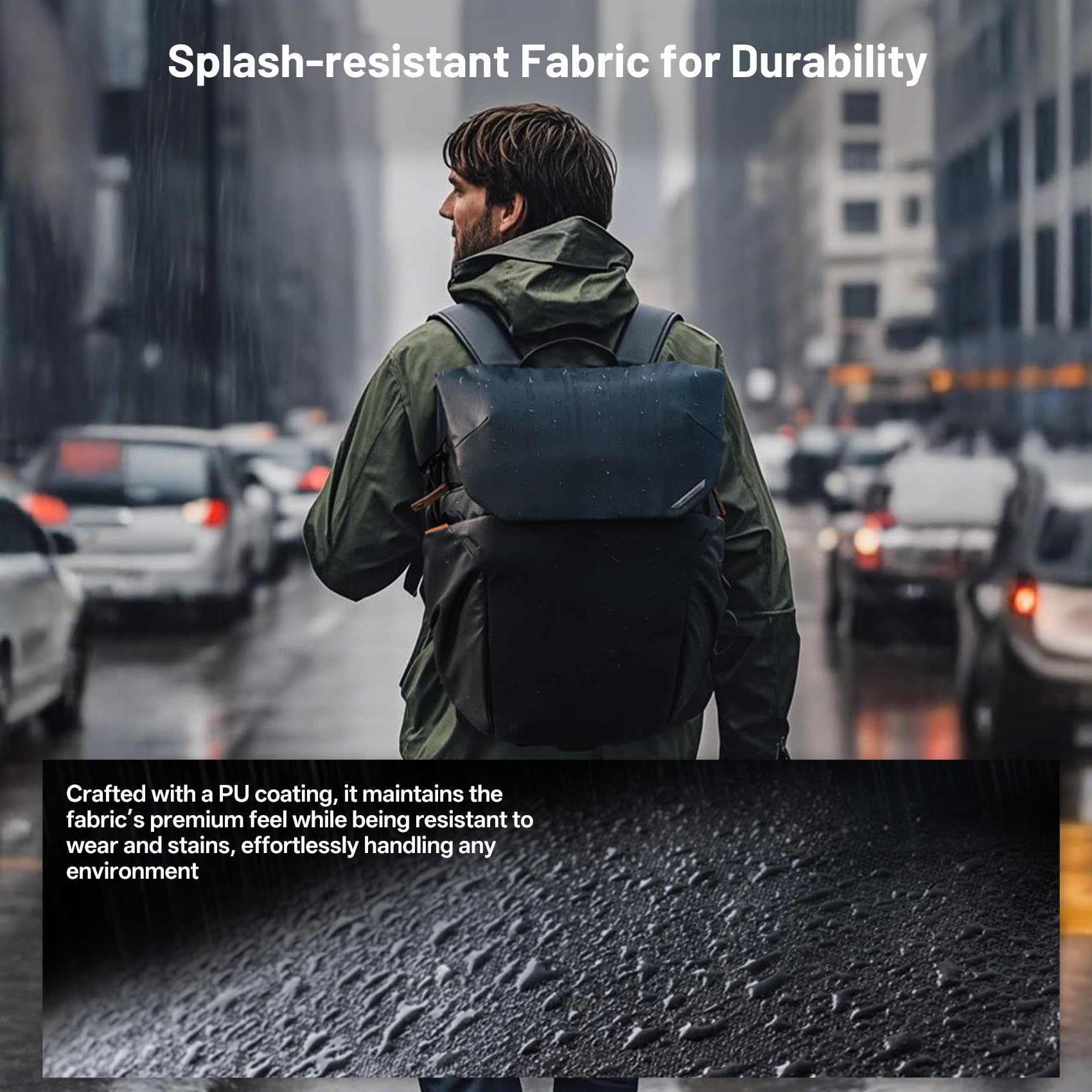 PGYTECH OneGo 2 Zaino Fotografico 25L con Vano Laptop/iPad Zaino Impermeabile per Fotografia Urbana e Viaggi, Compatibile con Sony/Canon/Nikon/DSLR/Fotocamere Mirrorless.Nero opaco