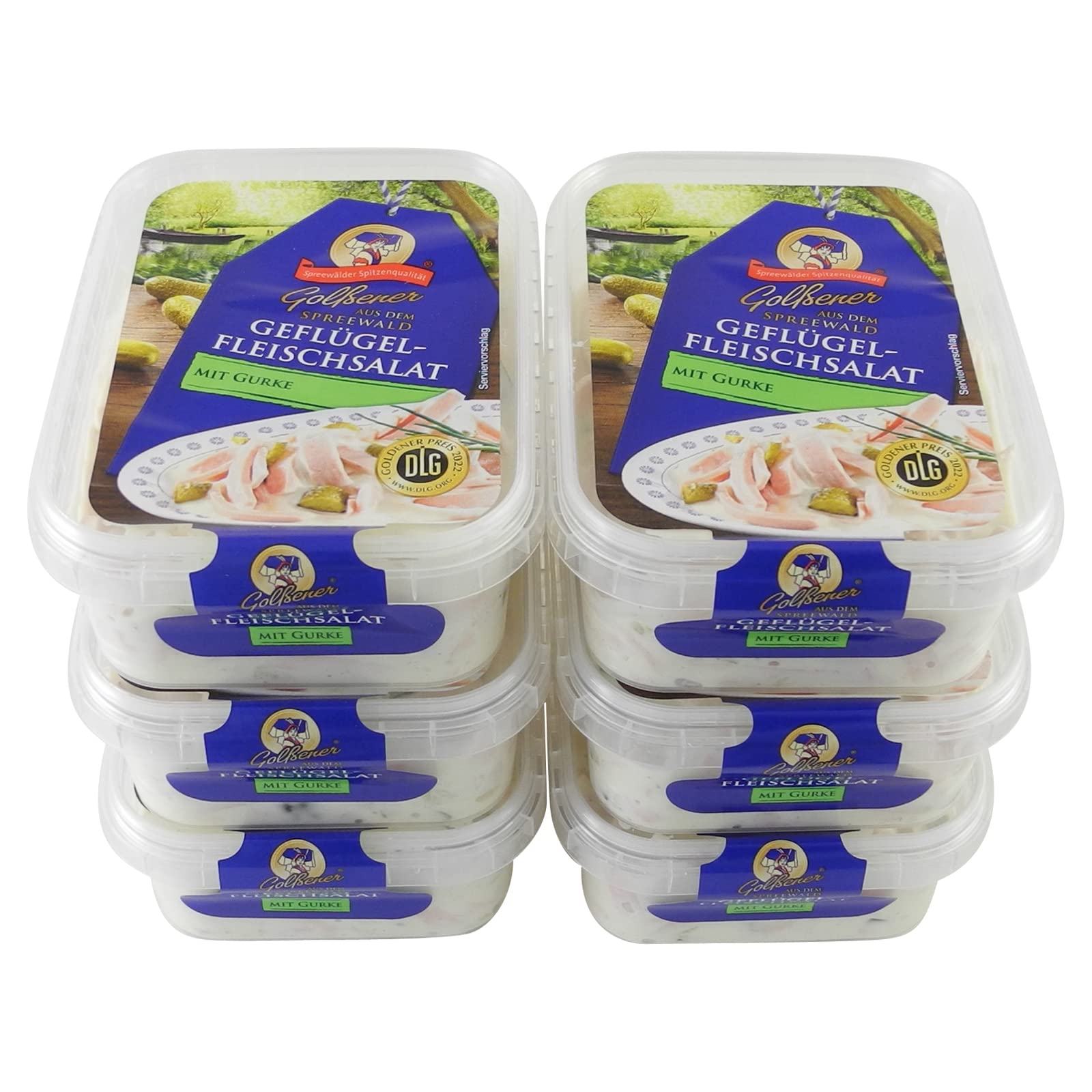 Geflügel-Fleischsalat mit Gurke 6er Set (6 Packungen à 200 g)