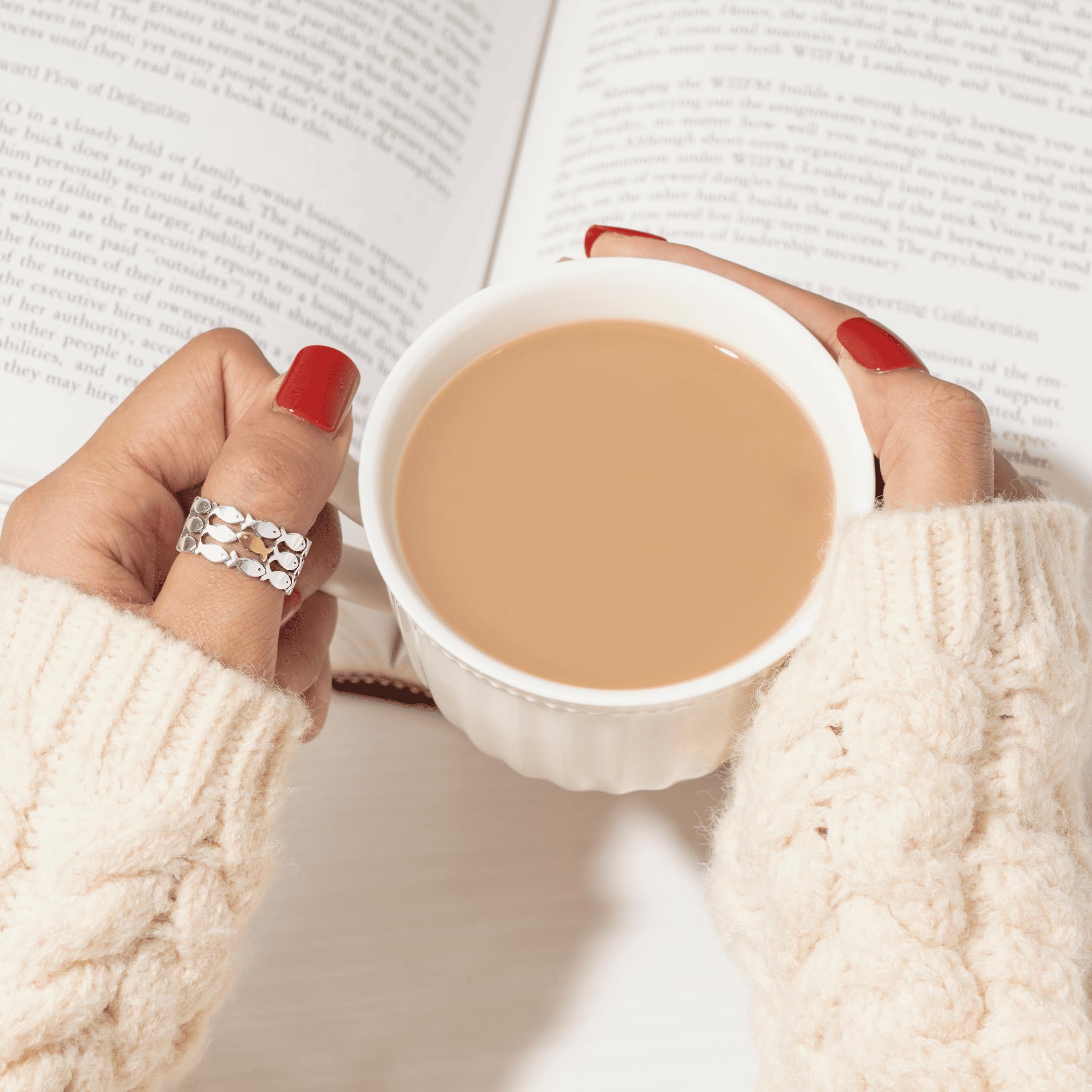 Anillo de esperanza – Nade contra el anillo actual, joyas inspiradoras para hombres y mujeres, anillo ajustable antideslustre de acero inoxidable 304, sin piedras preciosas, Acero inoxidable, Sin